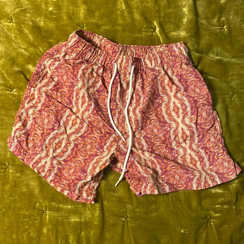 urban outfitters snakeskin swim trunks